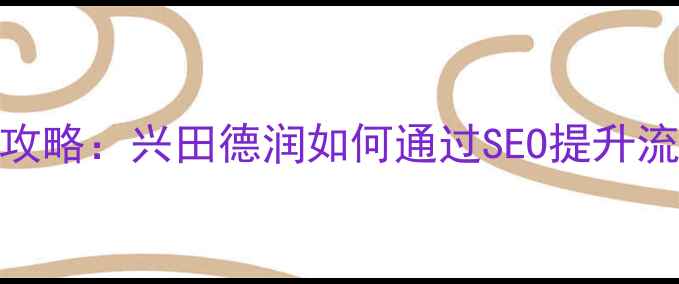 图片 网站优化全攻略：兴田德润如何通过SEO提升流量与转化率