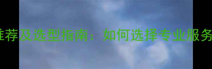 图片 网站优化公司推荐及选型指南：如何选择专业服务商与避坑技巧1