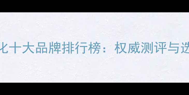 图片 网站优化十大品牌排行榜：权威测评与选型指南