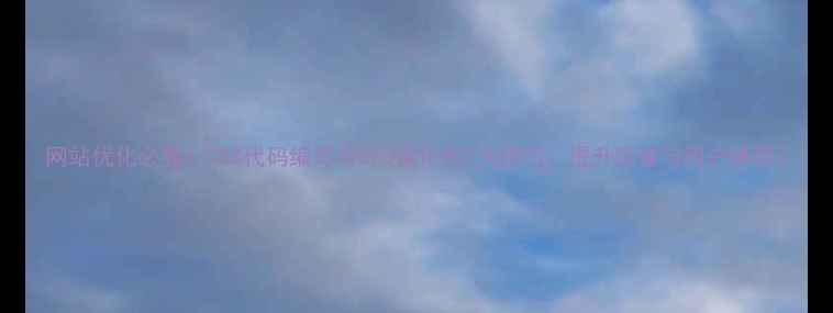 图片 网站优化必看！CSS代码编写与SEO优化的7大技巧，提升流量与用户体验2