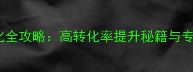 图片 网站推广优化全攻略：高转化率提升秘籍与专业服务通道2