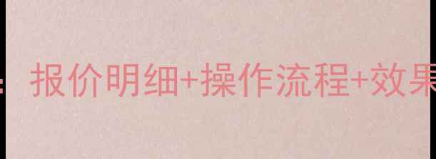 图片 网站搜索优化全攻略：报价明细+操作流程+效果保障，多少钱一单？