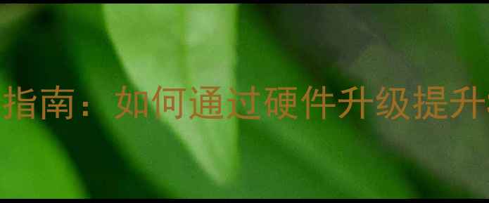 图片 网站服务器硬件优化指南：如何通过硬件升级提升SEO排名与用户体验2