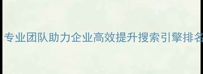 图片 罗湖网站优化排名服务｜专业团队助力企业高效提升搜索引擎排名（深圳本地精准覆盖）2