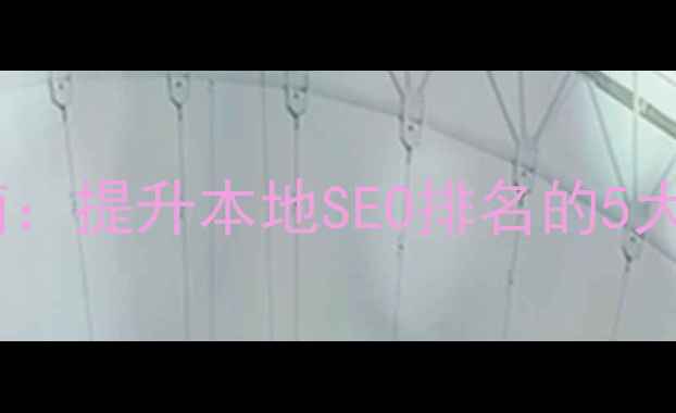 图片 聊城冠县网站优化指南：提升本地SEO排名的5大核心策略（最新版）2