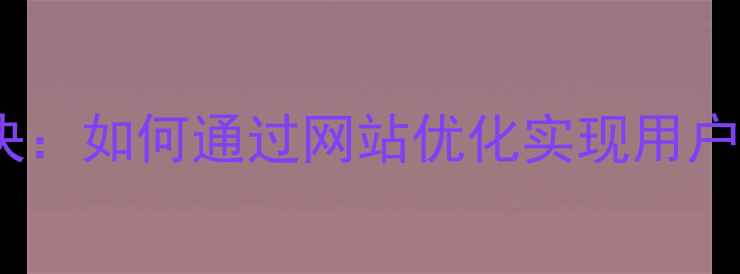 图片 设计师与产品经理的终极对决：如何通过网站优化实现用户体验与商业目标的完美平衡1