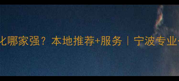 图片 象山网站优化哪家强？本地推荐+服务｜宁波专业公司排行榜1