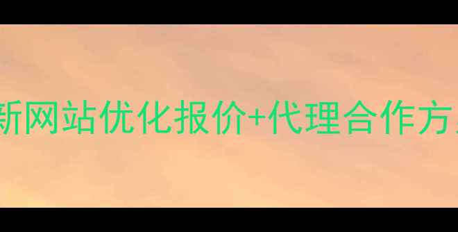 图片 赣州企业必看！最新网站优化报价+代理合作方案（附避坑指南）1