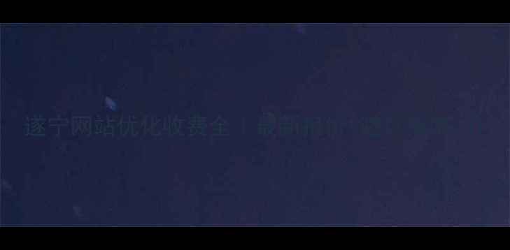 图片 遂宁网站优化收费全｜最新报价+避坑指南🔥1