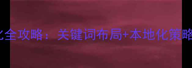 图片 郑州网站SEO优化全攻略：关键词布局+本地化策略+流量转化技巧1