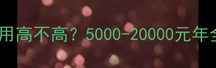 图片 郑州网站优化费用高不高？5000-20000元年全，附避坑指南2