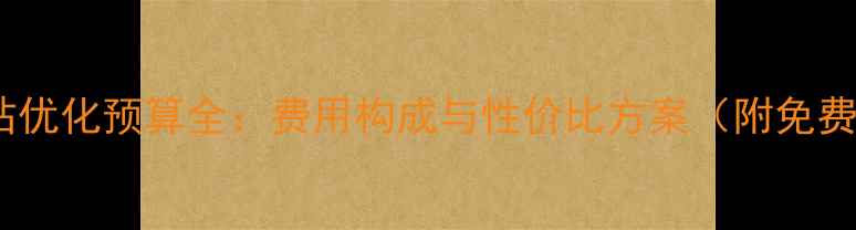 图片 青岛网站优化预算全：费用构成与性价比方案（附免费评估）1