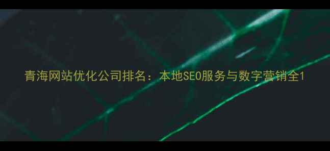 图片 青海网站优化公司排名：本地SEO服务与数字营销全1