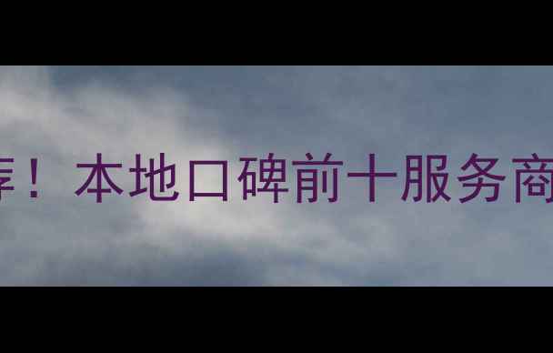 图片 项城网站优化推广最新推荐！本地口碑前十服务商深度测评（附避坑指南）2