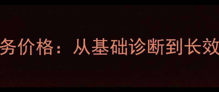 图片 黄山企业网站SEO优化服务价格：从基础诊断到长效排名的全流程成本指南1