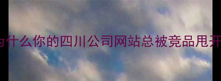 图片 🌟为什么你的四川公司网站总被竞品甩开？1