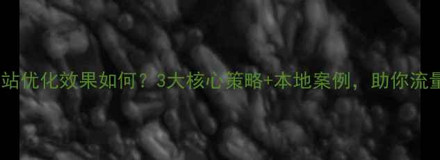 图片 🌟乐山网站优化效果如何？3大核心策略+本地案例，助你流量翻倍！2