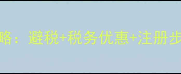 图片 🌟格恩西岛注册公司全攻略：避税+税务优惠+注册步骤指南（附避坑经验）🌟
