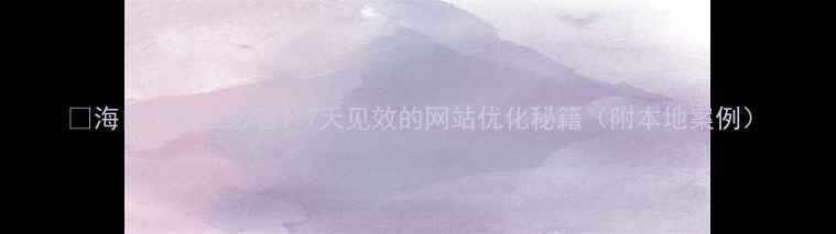 图片 🌟海口企业主必看！7天见效的网站优化秘籍（附本地案例）