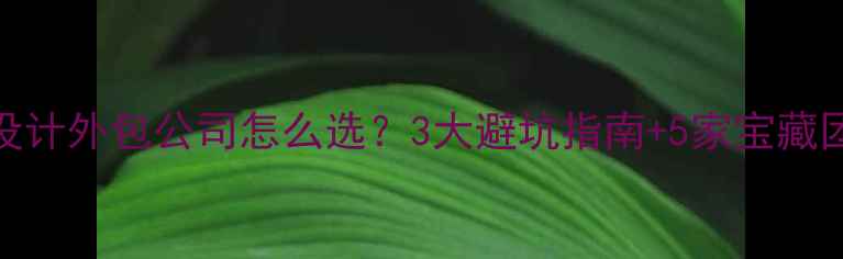 图片 🌟深圳UI设计外包公司怎么选？3大避坑指南+5家宝藏团队推荐！