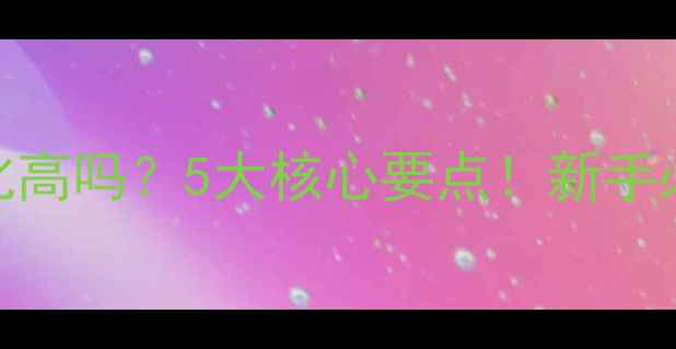 图片 🌟移动网站优化高吗？5大核心要点！新手必看实操指南🌟