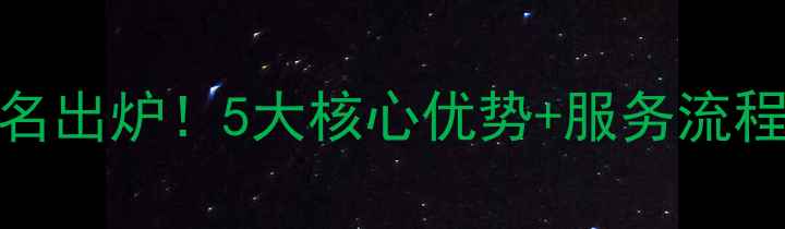 图片 🌟网站优化厂家排名出炉！5大核心优势+服务流程全（附避坑指南）