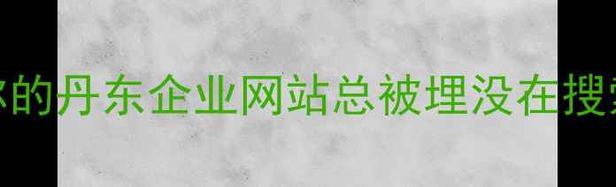 图片 💡为什么你的丹东企业网站总被埋没在搜索结果里？
