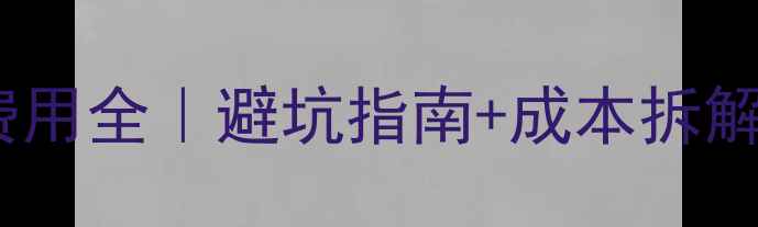 图片 💰海外网站优化费用全｜避坑指南+成本拆解（附真实案例）2