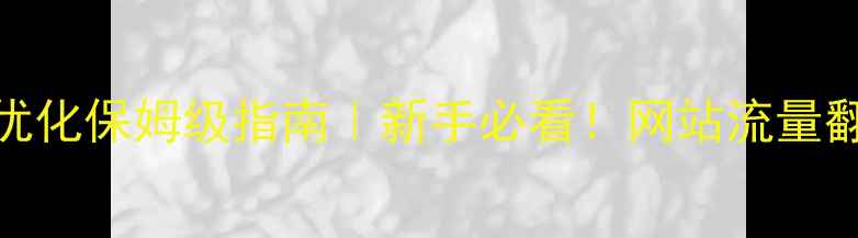 图片 🔍乐平SEO优化保姆级指南｜新手必看！网站流量翻3倍的秘密