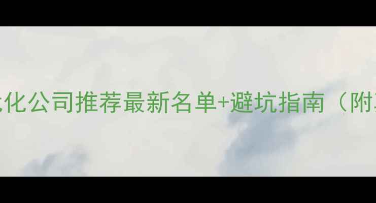 图片 🔥上海SEO优化公司推荐最新名单+避坑指南（附真实案例）2