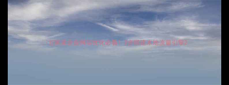 图片 🔥五家渠企业网站优化必看！3步搭建本地流量引擎2