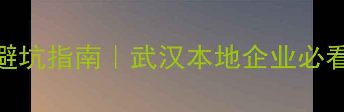 图片 🔥武昌网站快照优化费用避坑指南｜武汉本地企业必看的性价比攻略（附案例）