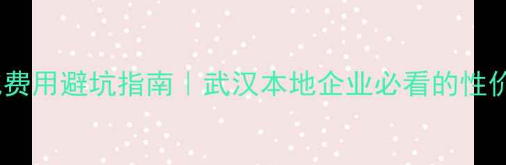 图片 🔥武昌网站快照优化费用避坑指南｜武汉本地企业必看的性价比攻略（附案例）2