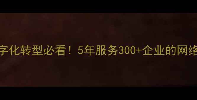 图片 🔥温州企业数字化转型必看！5年服务300+企业的网络开发全攻略🔥