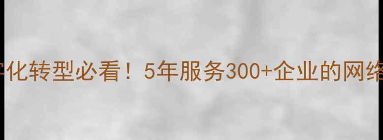 图片 🔥温州企业数字化转型必看！5年服务300+企业的网络开发全攻略🔥2