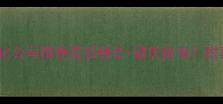 图片 🔥网站优化公司推荐最新榜单+避坑指南！附真实案例2