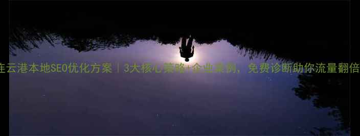 图片 🔥连云港本地SEO优化方案｜3大核心策略+企业案例，免费诊断助你流量翻倍！2